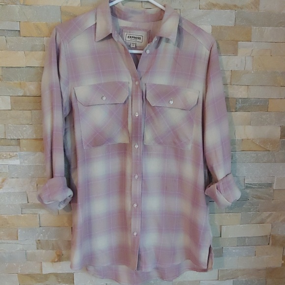 Express Tops - Express boyfriend flannel Express Tops - Express boyfriend flannel